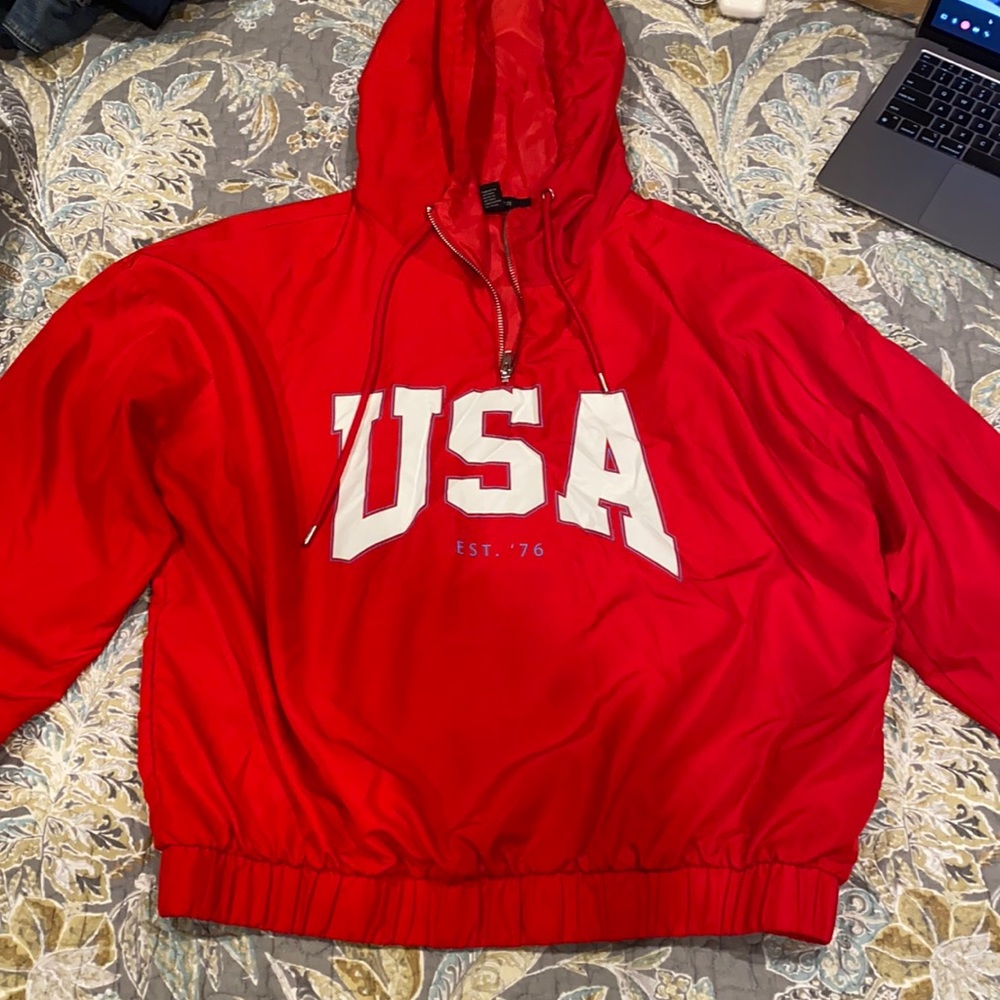 Forever 21 USA Windbreaker